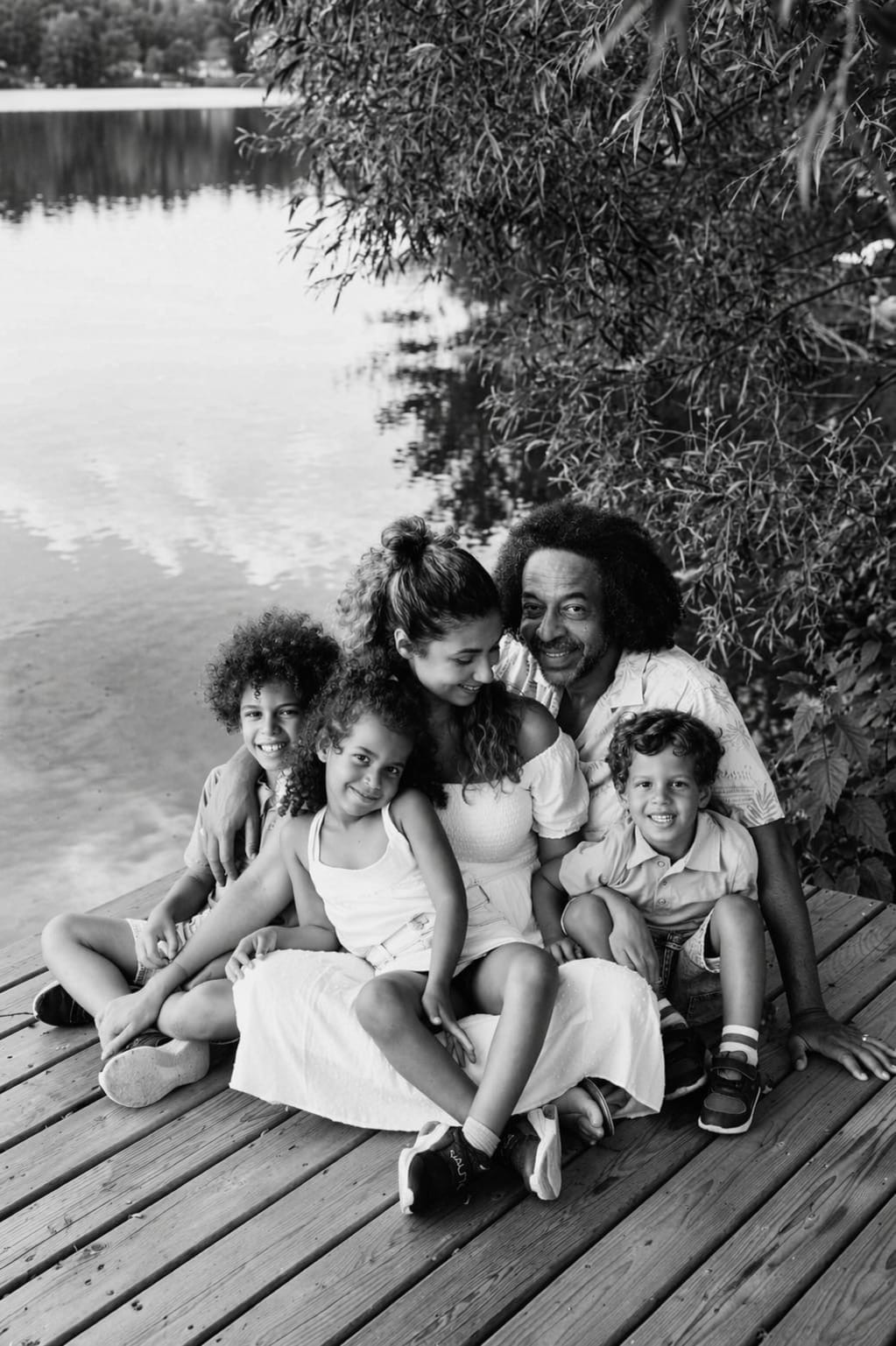 Sameh with his family